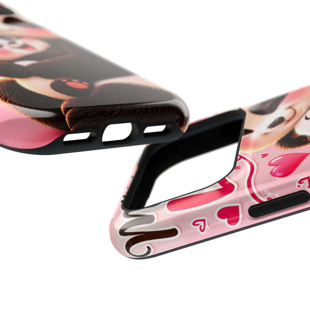 Cute Panda Mom & Baby Magnetic Impact-Resistant Phone Case