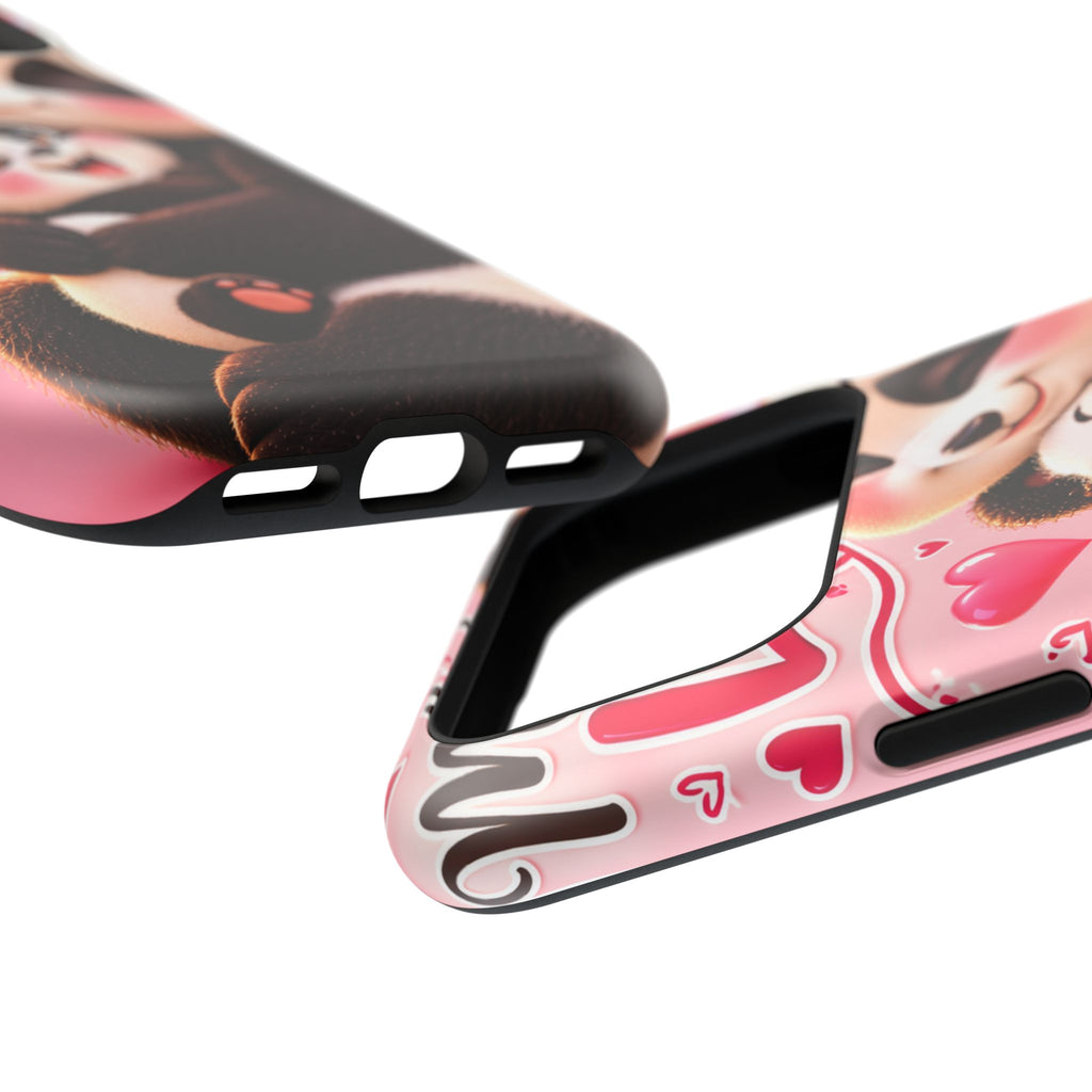 Cute Panda Mom & Baby Magnetic Impact-Resistant Phone Case